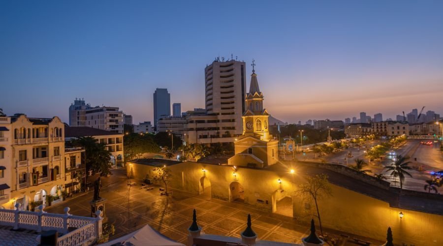 Panoramic view Santa Catalina Hotel  Cartagena de Indias